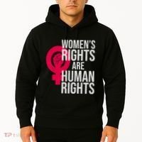 Women's Rights Are Human Rights Feminist Hoodie thumb 2
