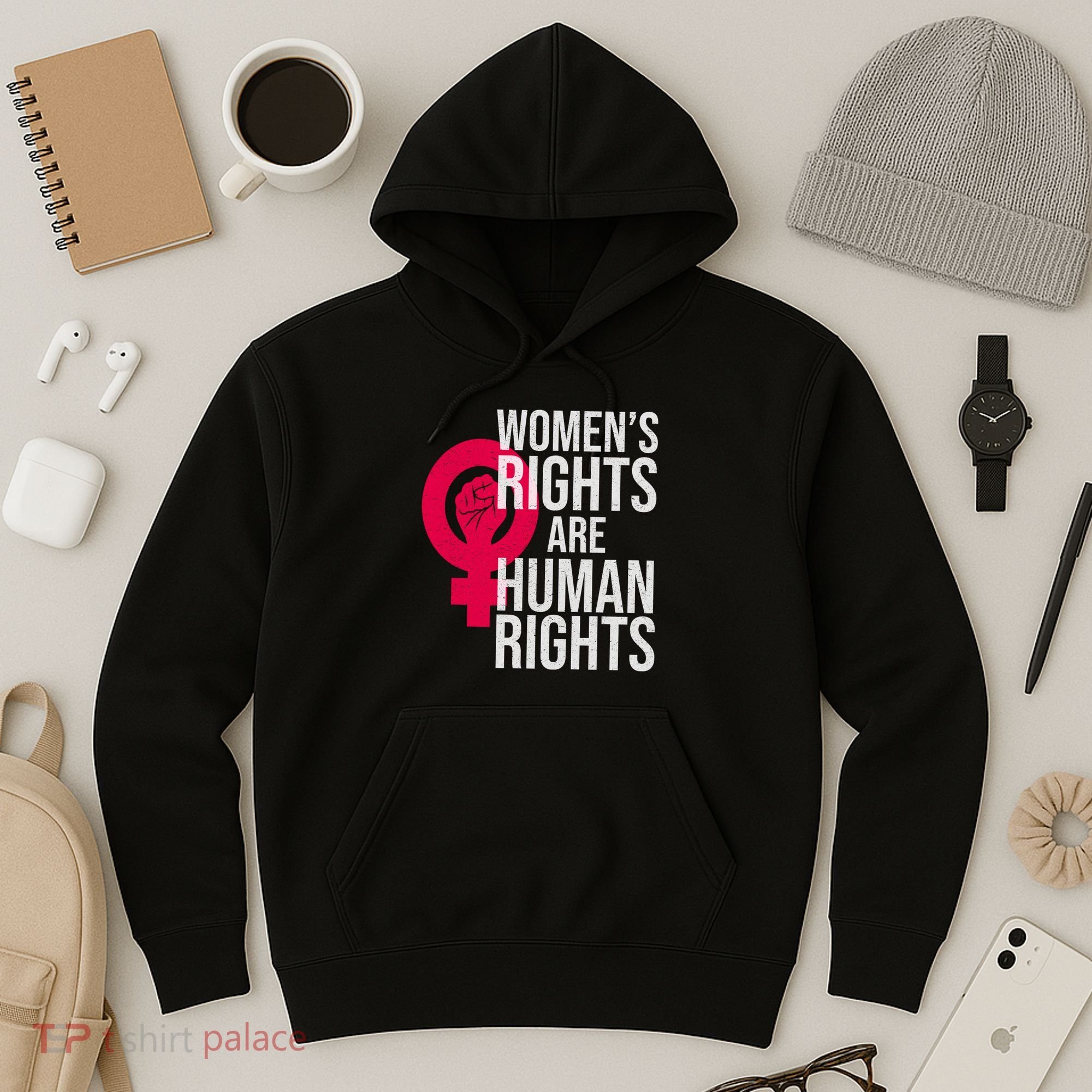 Women's Rights Are Human Rights Feminist Hoodie