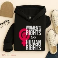 Women's Rights Are Human Rights Feminist Hoodie thumb 4