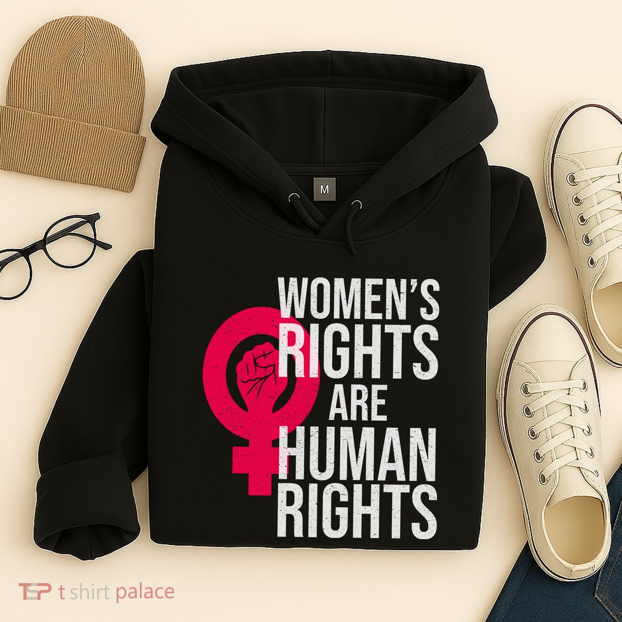 Women's Rights Are Human Rights Feminist Hoodie