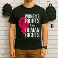 Women's Rights Are Human Rights Feminist T-Shirt thumb 6