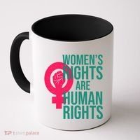 Women's Rights Are Human Rights Feminist Coffee Mug thumb 0