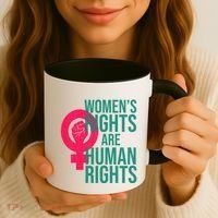 Women's Rights Are Human Rights Feminist Coffee Mug thumb 3