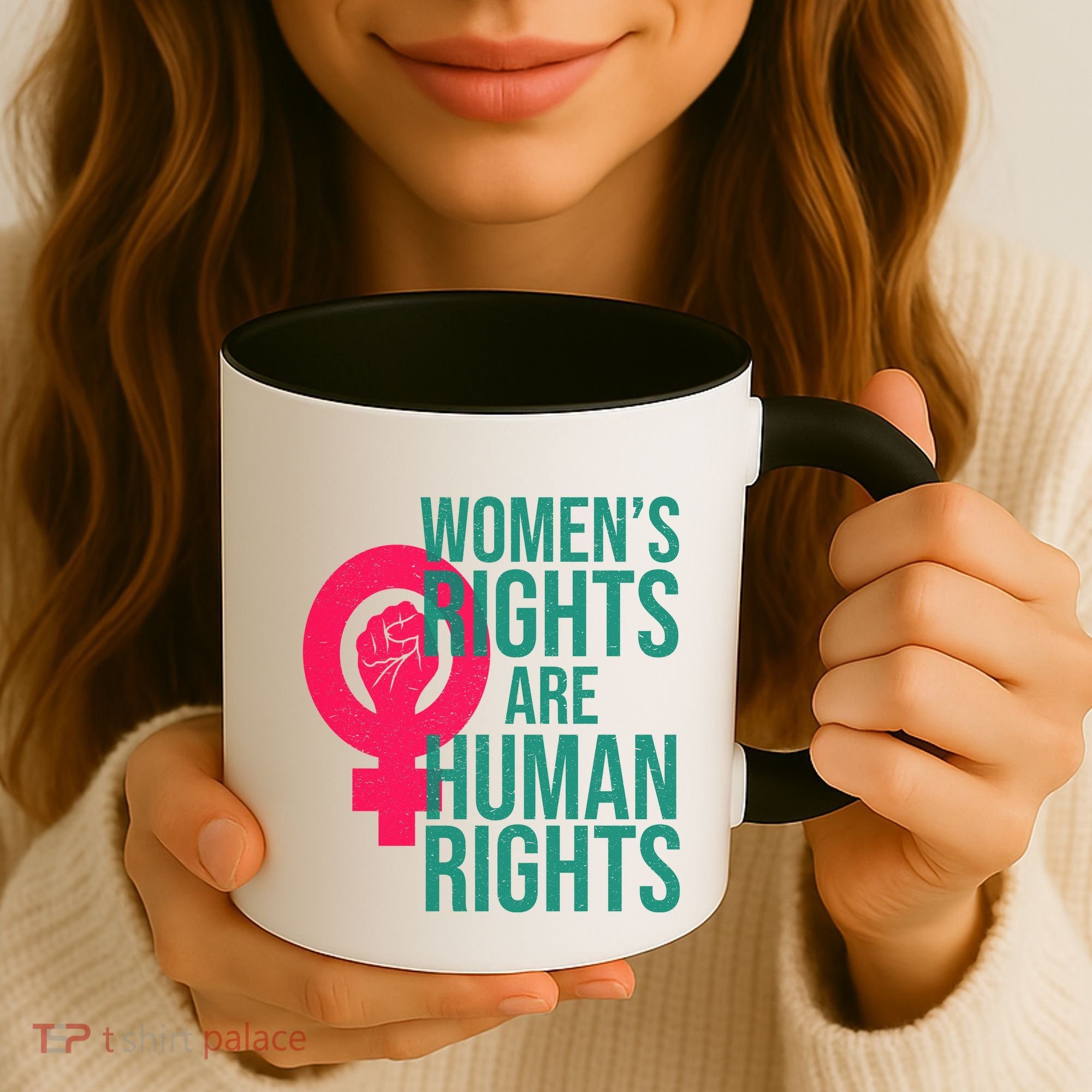 Women's Rights Are Human Rights Feminist Coffee Mug