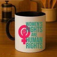 Women's Rights Are Human Rights Feminist Coffee Mug thumb 4