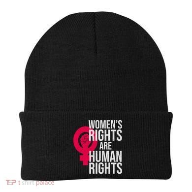 Women's Rights Are Human Rights Feminist Beanie
