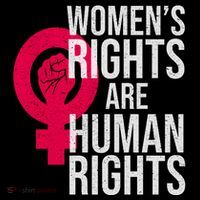 Women's Rights Are Human Rights Feminist Women's Hoodie thumb 2