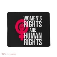 Women's Rights Are Human Rights Feminist Mousepad thumb 0