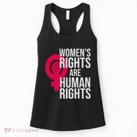 Women's Rights Are Human Rights Feminist Women's Tank Top thumb 0