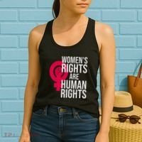 Women's Rights Are Human Rights Feminist Women's Tank Top thumb 2