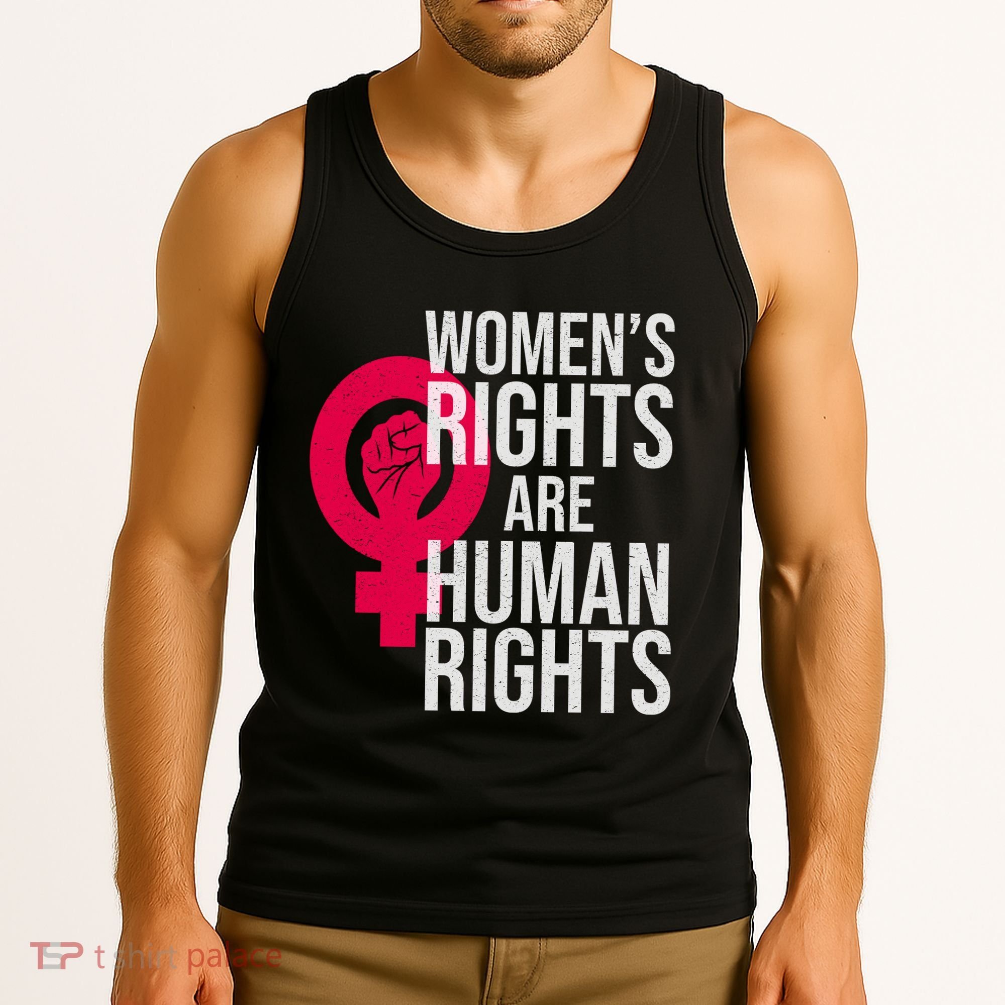 Women's Rights Are Human Rights Feminist Tank Top