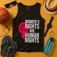 Women's Rights Are Human Rights Feminist Tank Top thumb 4