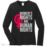 Women's Rights Are Human Rights Feminist Women's Long Sleeve Shirt thumb 0