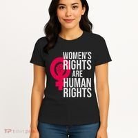 Women's Rights Are Human Rights Feminist Women's T-Shirt thumb 4