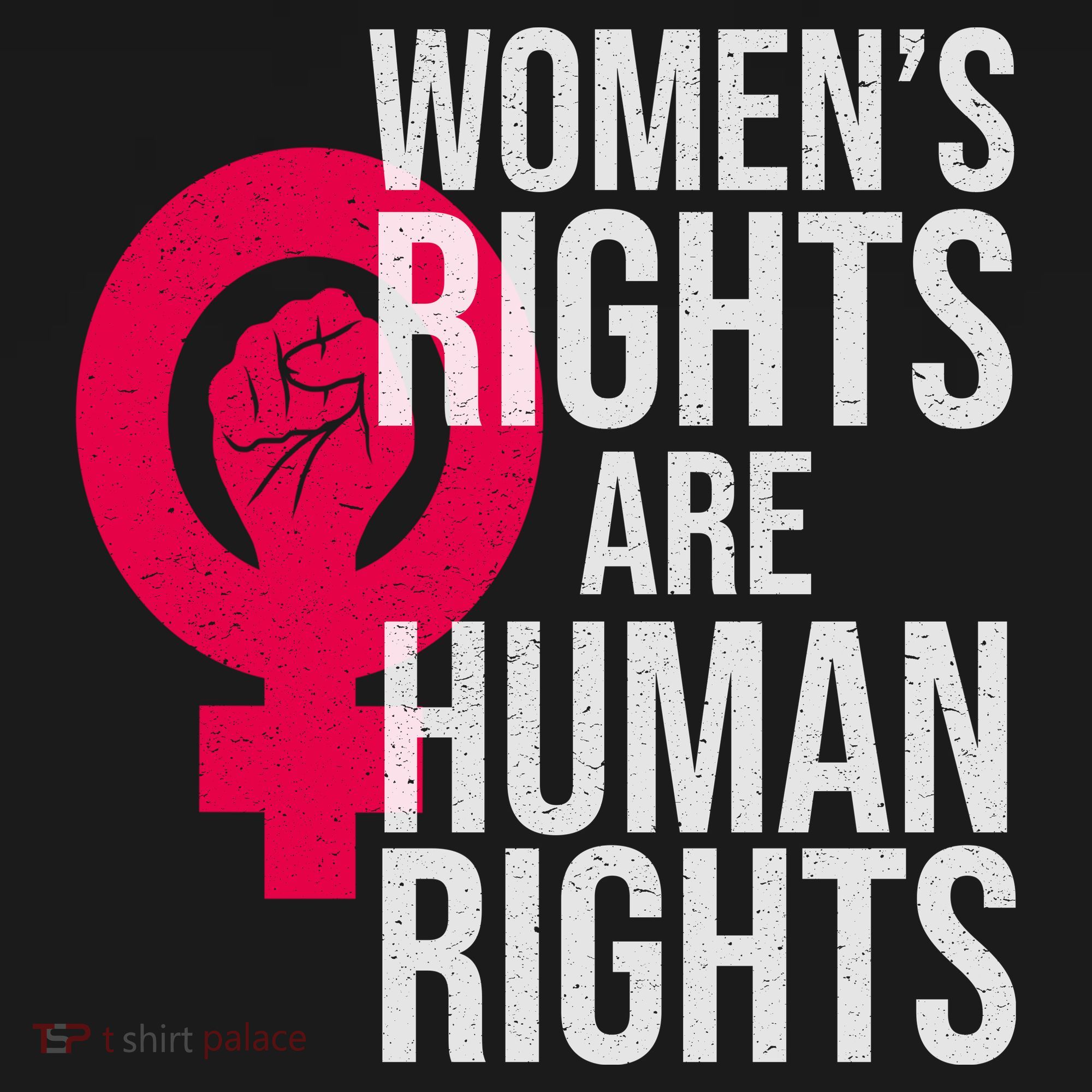 Women's Rights Are Human Rights Feminist Women's T-Shirt