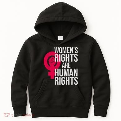 Women's Rights Are Human Rights Feminist Kids Hoodie