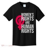 Women's Rights Are Human Rights Feminist Kids T-Shirt thumb 0