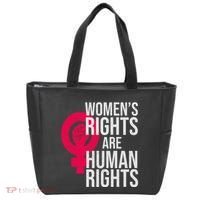Women's Rights Are Human Rights Feminist Tote Bag thumb 0