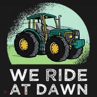 We Ride At Dawn Lawn Mower Lawn Mowing Funny Dad Women's Hoodie thumb 2