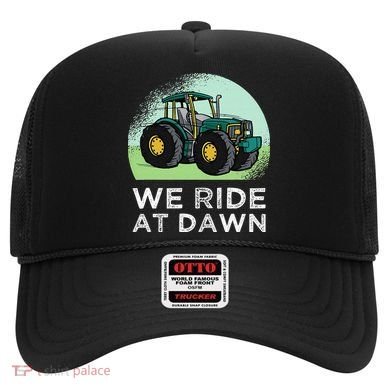 We Ride At Dawn Lawn Mower Lawn Mowing Funny Dad Hat