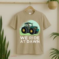 We Ride At Dawn Lawn Mower Lawn Mowing Funny Dad T-Shirt thumb 2