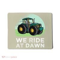 We Ride At Dawn Lawn Mower Lawn Mowing Funny Dad Mousepad thumb 0