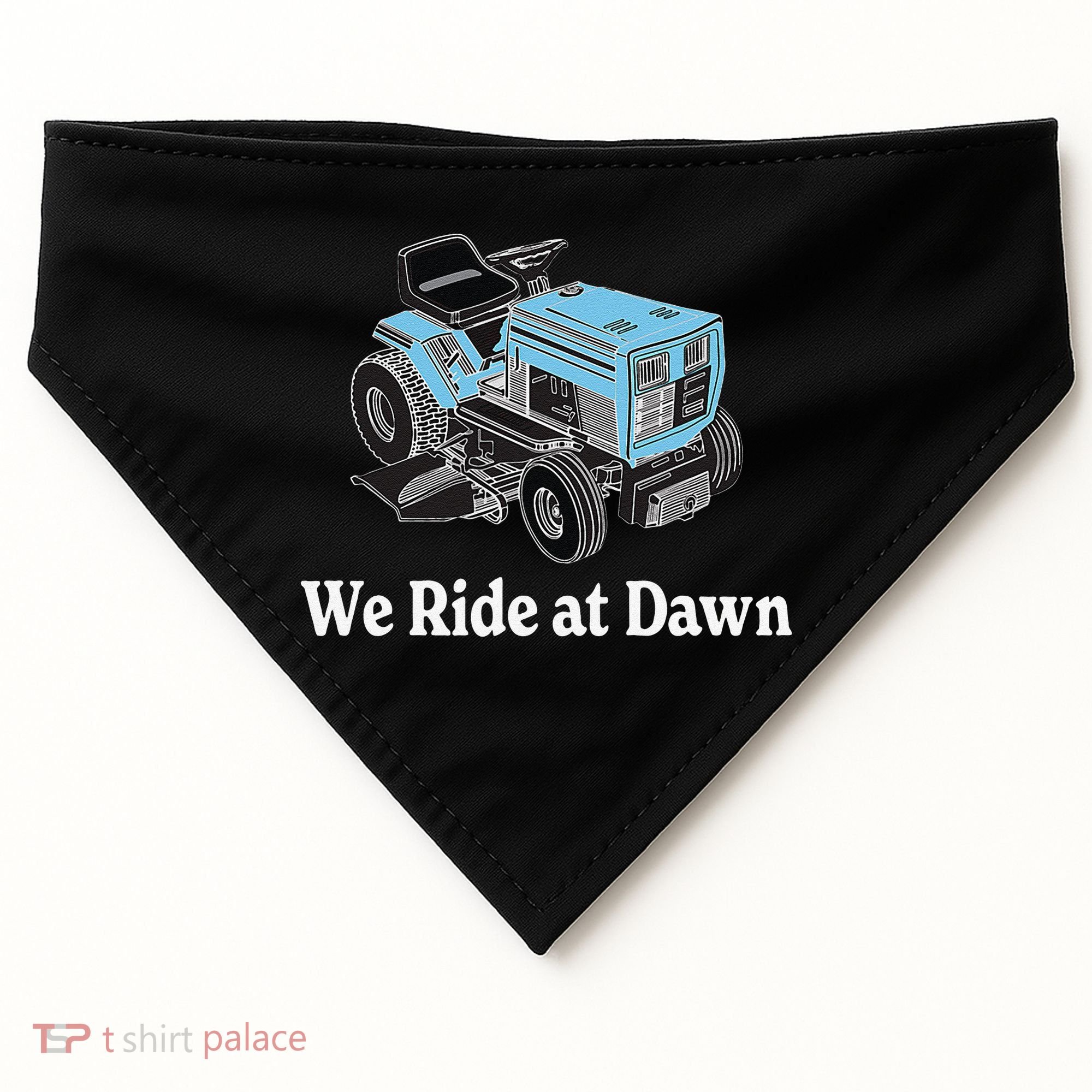 We Ride At Dawn Fathers Day Dad Gift Grandfather USA-Made Doggie Bandana
