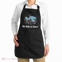 We Ride At Dawn Fathers Day Dad Gift Grandfather Apron thumb 2