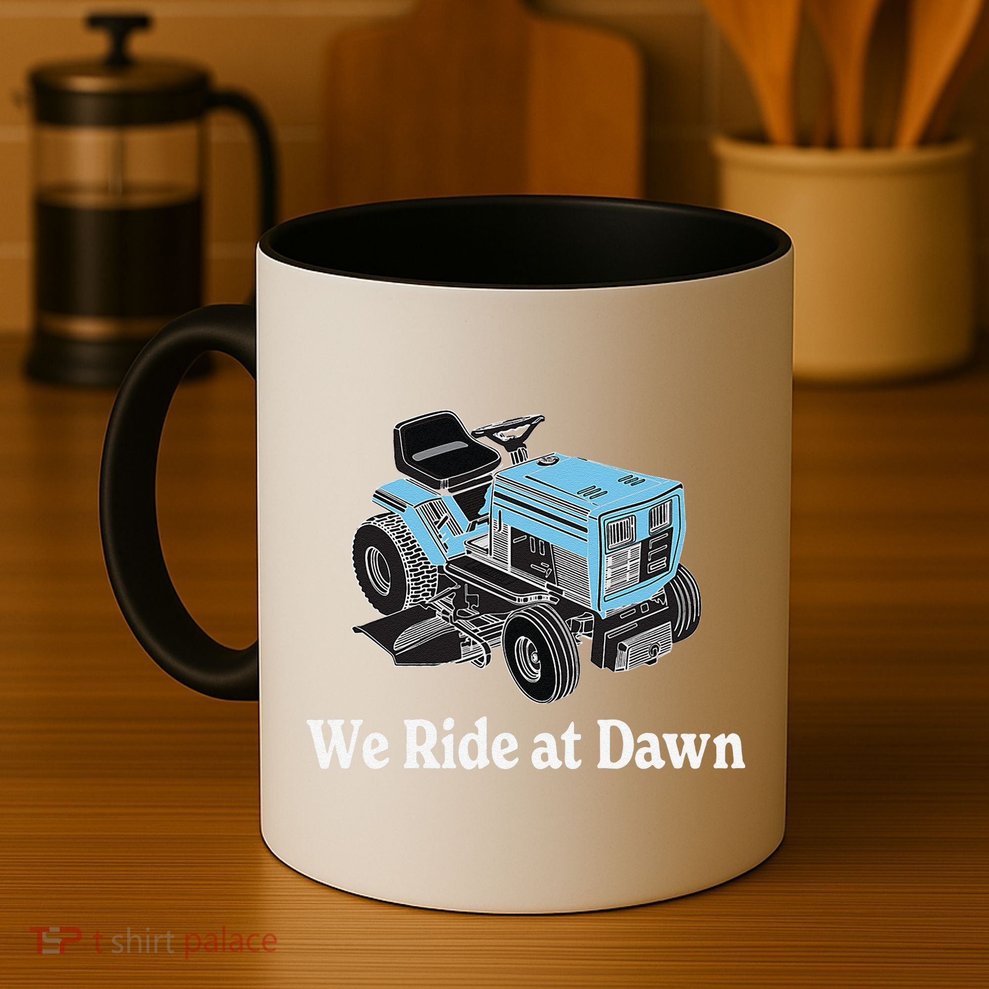 We Ride At Dawn Fathers Day Dad Gift Grandfather Coffee Mug