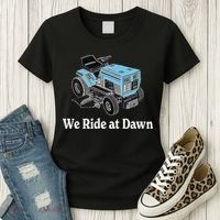 We Ride At Dawn Fathers Day Dad Gift Grandfather Women's T-Shirt thumb 3