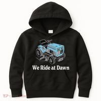 We Ride At Dawn Fathers Day Dad Gift Grandfather Kids Hoodie thumb 0