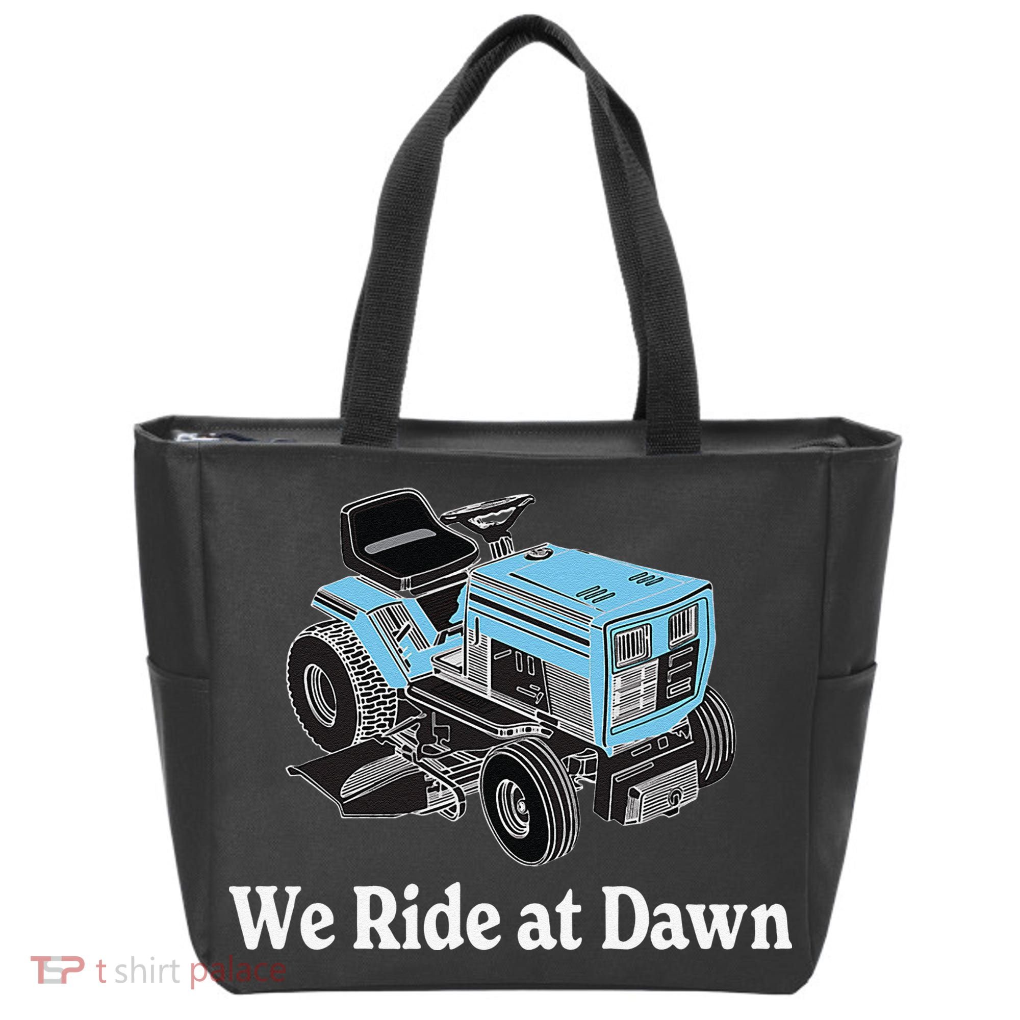 We Ride At Dawn Fathers Day Dad Gift Grandfather Tote Bag