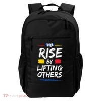 We Rise By Lifting Others Inspirational Quotes Backpack thumb 0