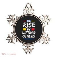 We Rise By Lifting Others Inspirational Quotes Ornament thumb 0