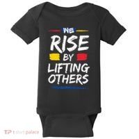 We Rise By Lifting Others Inspirational Quotes Baby Bodysuit thumb 0