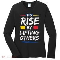 We Rise By Lifting Others Inspirational Quotes Women's Long Sleeve Shirt thumb 0