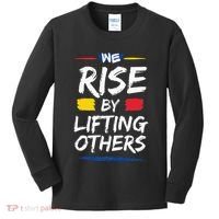 We Rise By Lifting Others Inspirational Quotes Kids Long Sleeve Shirt thumb 0