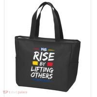 We Rise By Lifting Others Inspirational Quotes Tote Bag thumb 3