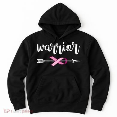 Warrior Ribbon Breast Cancer Awareness Hoodie