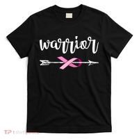 Warrior Ribbon Breast Cancer Awareness T-Shirt thumb 0