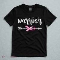 Warrior Ribbon Breast Cancer Awareness T-Shirt thumb 5