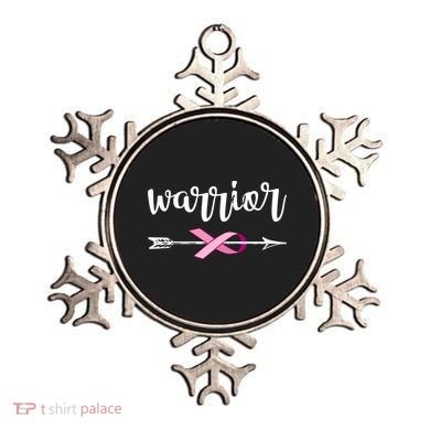 Warrior Ribbon Breast Cancer Awareness Ornament
