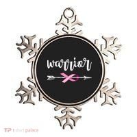 Warrior Ribbon Breast Cancer Awareness Ornament thumb 0