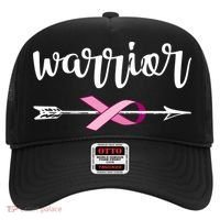 Warrior Ribbon Breast Cancer Awareness Hat thumb 0