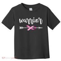 Warrior Ribbon Breast Cancer Awareness Toddler T-Shirt thumb 0
