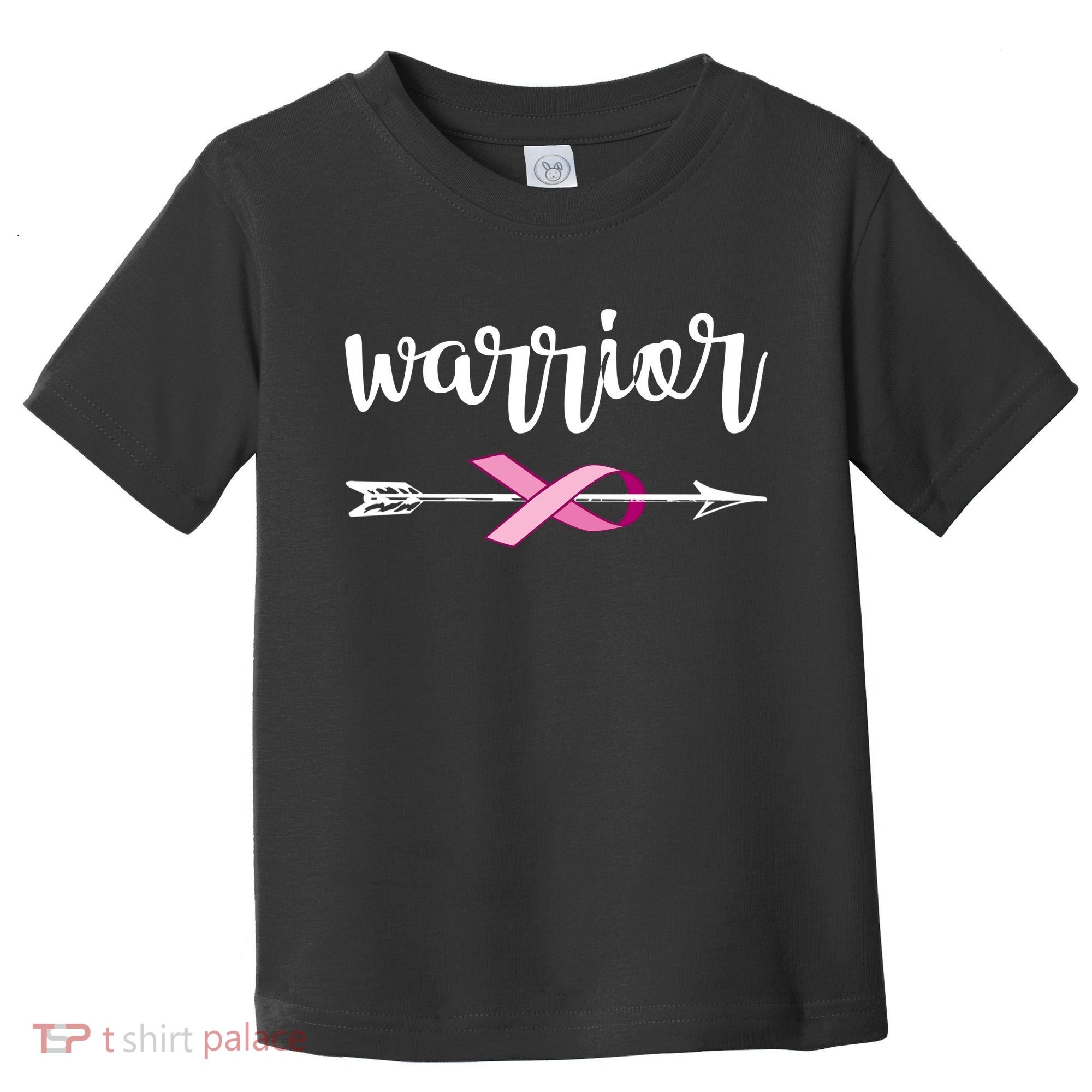 Warrior Ribbon Breast Cancer Awareness Toddler T-Shirt