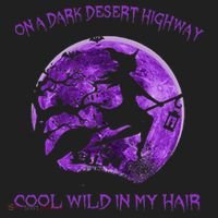 Witch Riding Brooms On A Dark Desert Highways Halloween Women's Sweatshirt thumb 2