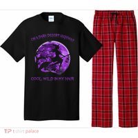 Witch Riding Brooms On A Dark Desert Highways Halloween Pajama Set thumb 0