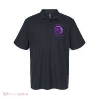 Witch Riding Brooms On A Dark Desert Highways Halloween Polo thumb 0