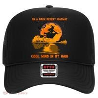 Witch Riding Brooms On A Dark Desert Highways Halloween Hat thumb 0